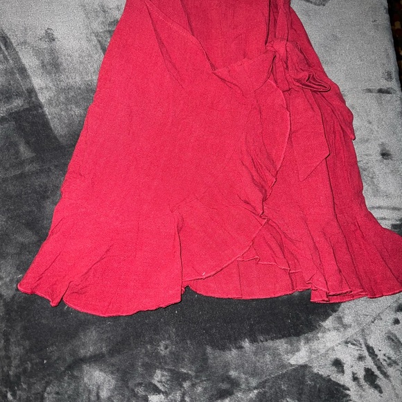 Princess Polly Caedere Mini Dress in Maroon Size 2 New with tag - Picture 8 of 14